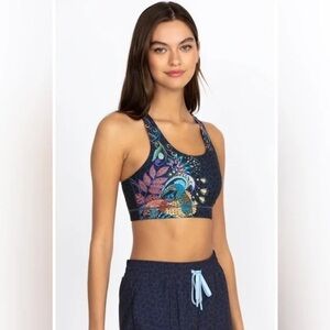 Johnny Was | SEABROCK BEE ACTIVE RACER BACK SPORTS BRA Size XS